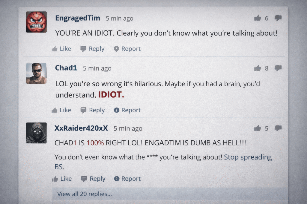 gérer les conflits sur un forum